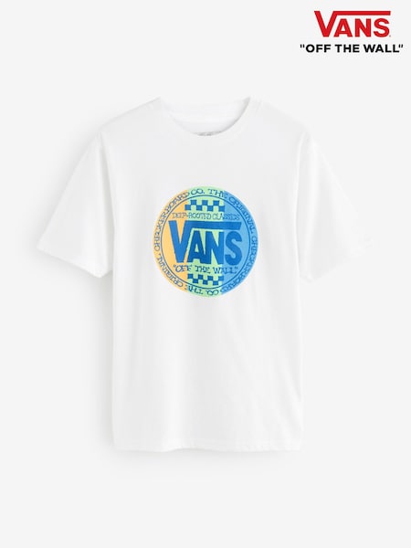 Vans Boys Retro White T-Shirt (AC4552) | £25