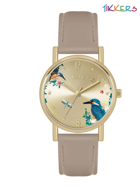 Tikkers Pink RSPB Kingfisher Adult Watch (AC4603) | £25