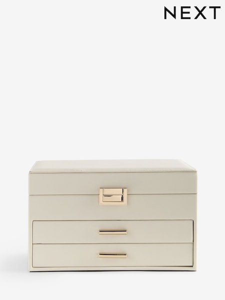 Faux Leather Jewellery Box (AC4693) | £55