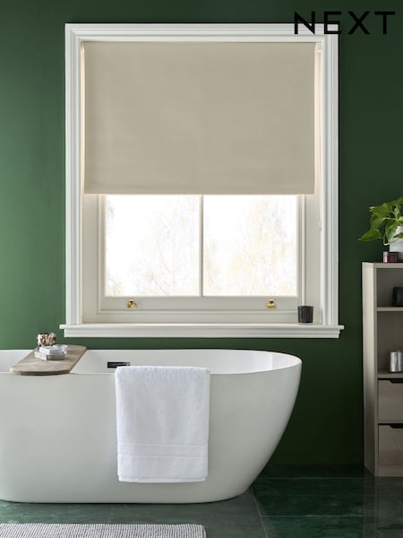 Dark Natural Ready Made Textured Roller Moisture Resistant Blind (AC4706) | £24 - £54