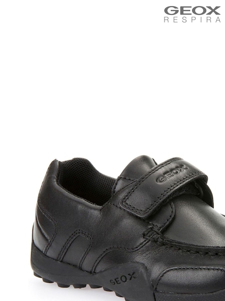 Geox J W.Snake Black Moccasins (AC4953) | £60