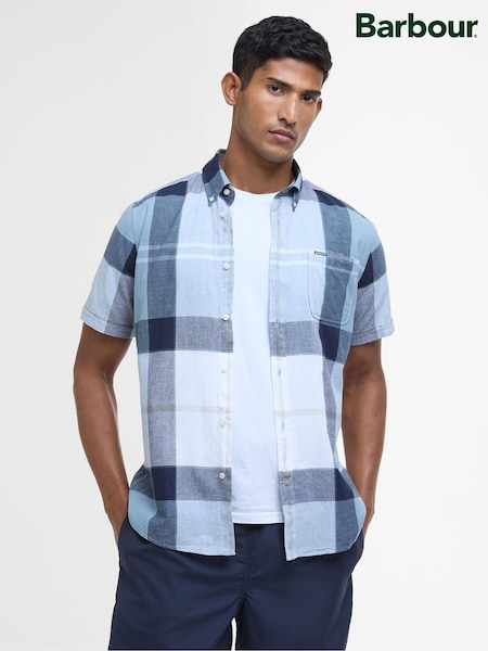 Barbour® Blue Douglas Tailored Shirt (AC5024) | £65 - £70