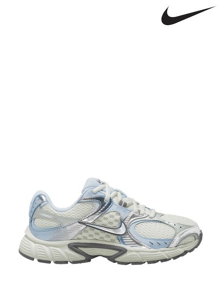 Nike White Silver Vomero V5 Runner Trainers (AC5478) | £80