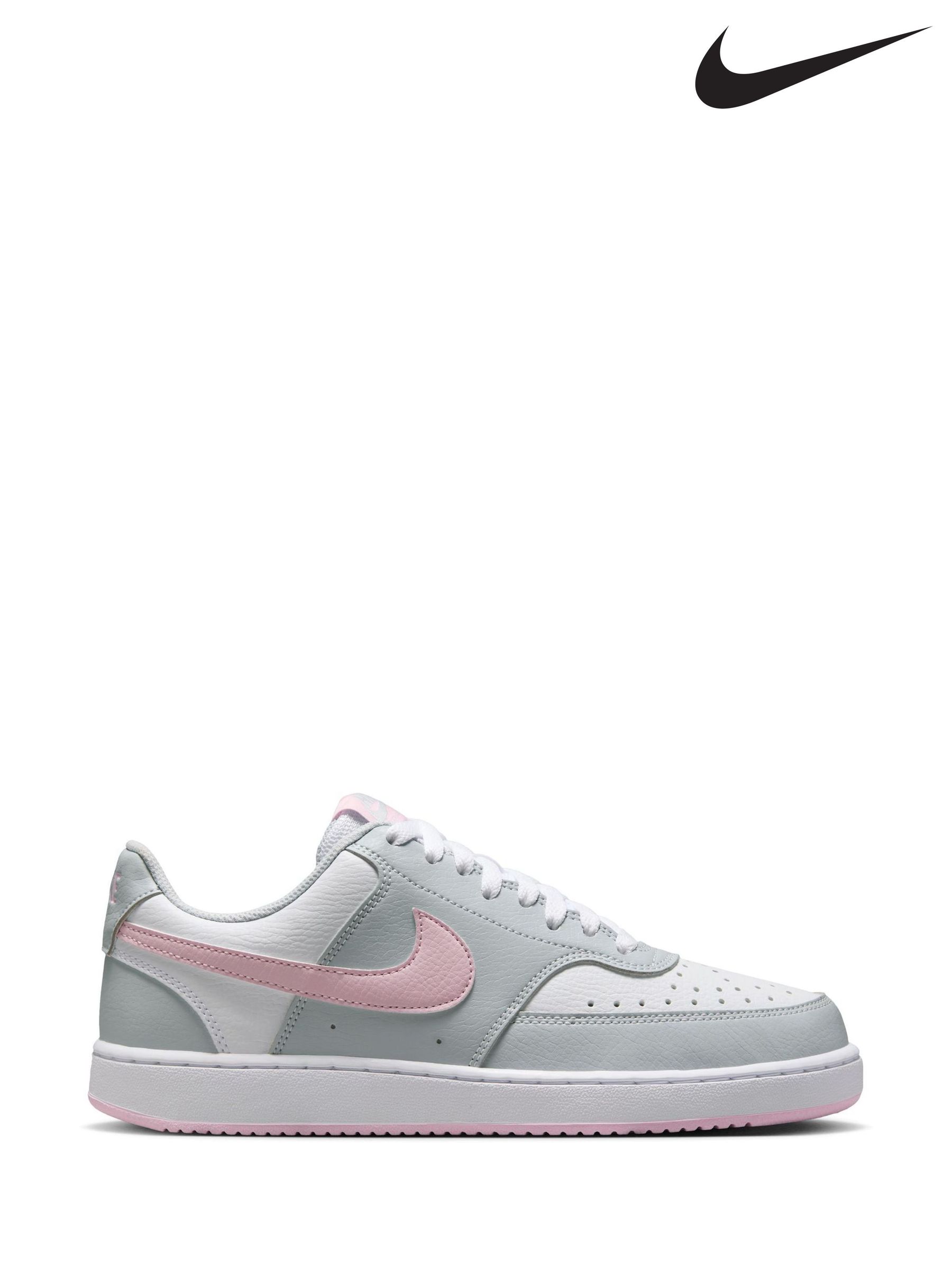 nike air max pink and grey vision trainers