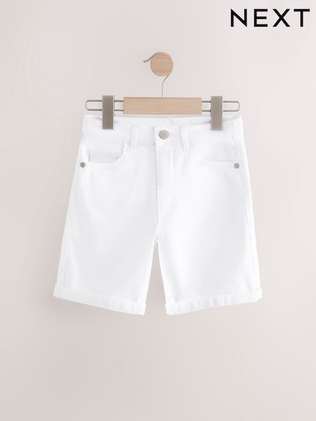 White Denim Shorts (3-16yrs) (AC5632) | £9 - £14