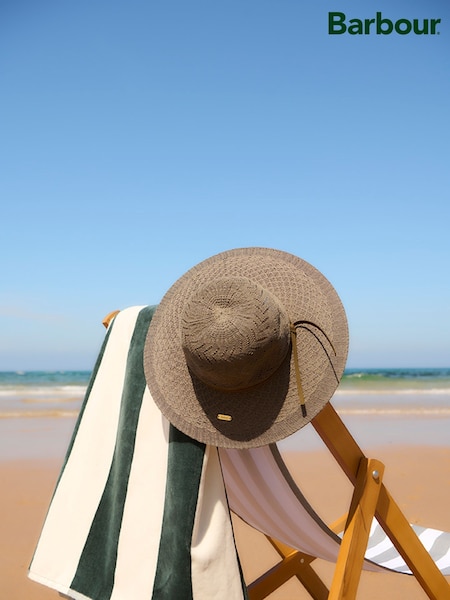 Barbour® Green Robin Crochet Sun Hat (AC5730) | £40