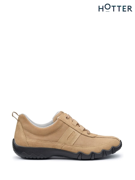 Hotter Brown & Black Regular Fit Leanne II Lace-Up Trainers (AC5769) | £89