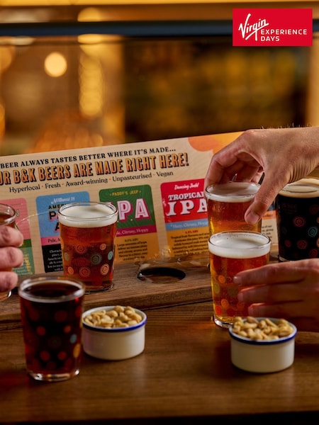 Virgin Experience Days Brewhouse Kitchen Beer Tasting Board and Burger Experience for Two (AC6030) | £50