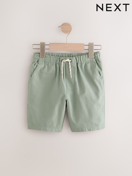 Sage Green Single Pull-On Shorts (3-16yrs) (AC6069) | £6 - £11
