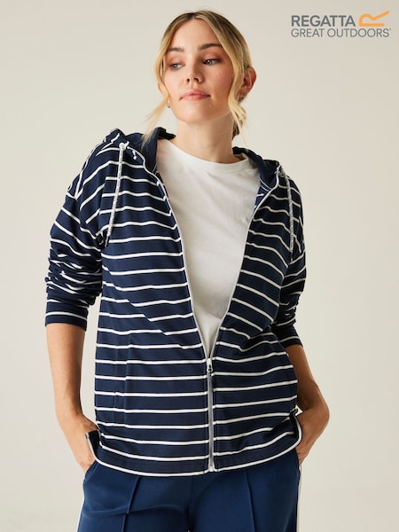 Regatta Dark Blue Womens Bayletta Full Zip Hoodie (AC6113) | £35