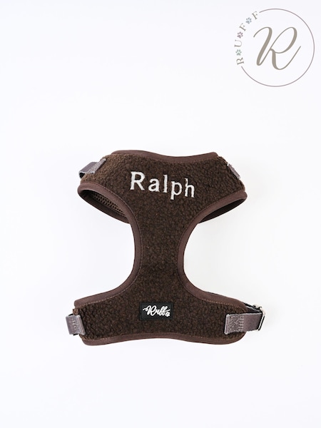 Personalised Bear Hugs Adjustable Harness by RUFF (AC6149) | £35