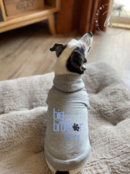 Personalised Big Brother 100% Cotton Hoodie by RUFF (AC6166) | £40