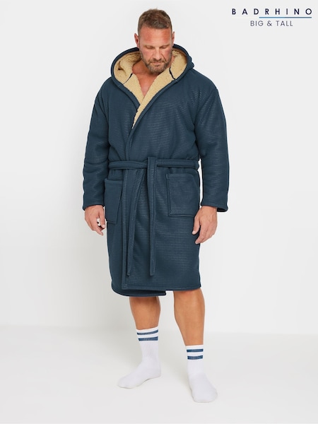 BadRhino Big & Tall Blue Waffle Borg Robe (AC6481) | £39