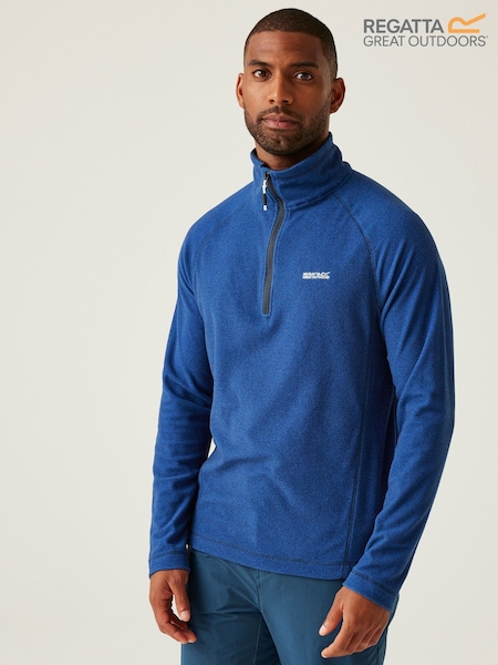 Regatta Blue Mens Montes Lightweight Half Zip Fleece (AC6769) | £20