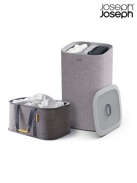 Joseph Joseph Grey 2 Piece Laundry Basket Set (AC6950) | £120