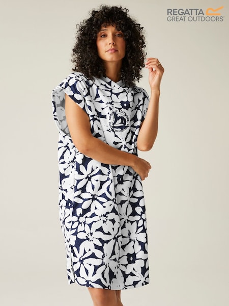 Regatta Blue Adults Towel Robe (AC7007) | £35