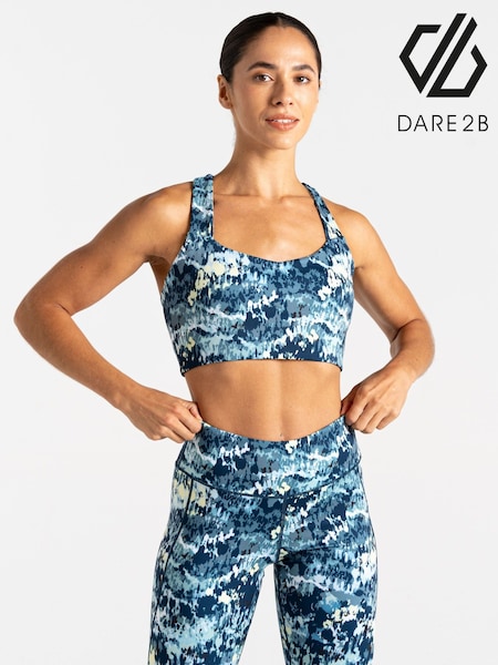 Dare 2b Womens Blue Swift III Sports Bra (AC7038) | £40