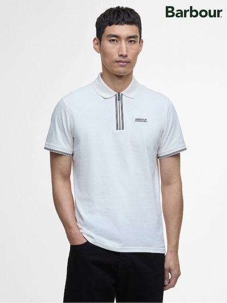 Barbour® International Ollie Twin Tipped Placket 100% Cotton Polo Shirt (AC7168) | £65