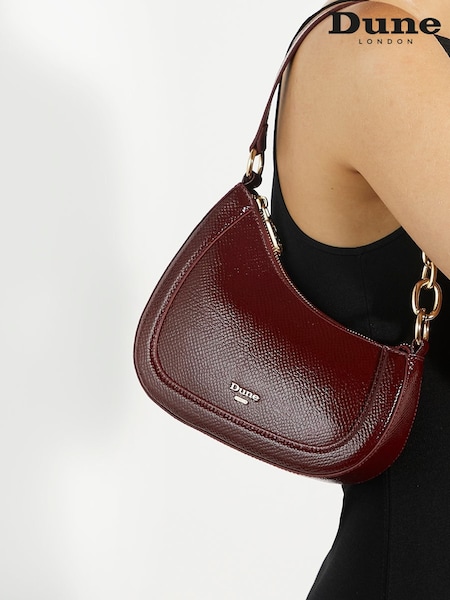 Dune London Purple Small Direction Smart Scoop Shoulder Bag (AC7430) | £89