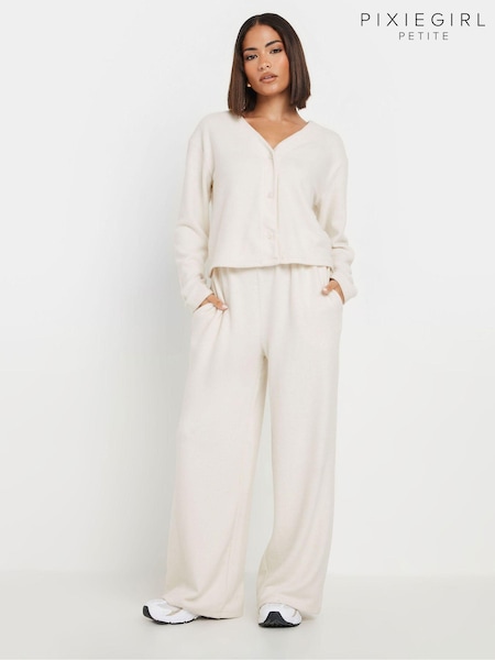 PixieGirl Petite Natural Cut And Sew Jogger Bottoms (AC7467) | £29