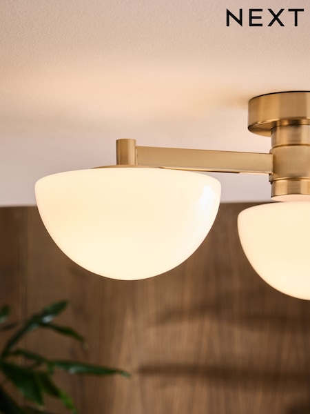 White Lambeth 3 Light Flush Spare Part (AC7829) | £11