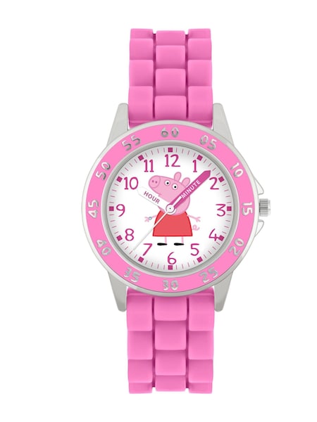 Peers Hardy Pink Peppa Pig Time Teacher Watch (AC7897) | £20
