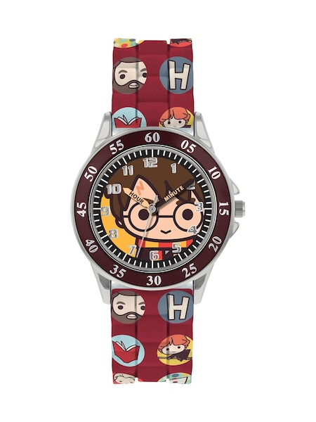 Peers Hardy Red Harry Potter Printed Time Teacher Watch (AC7901) | £20