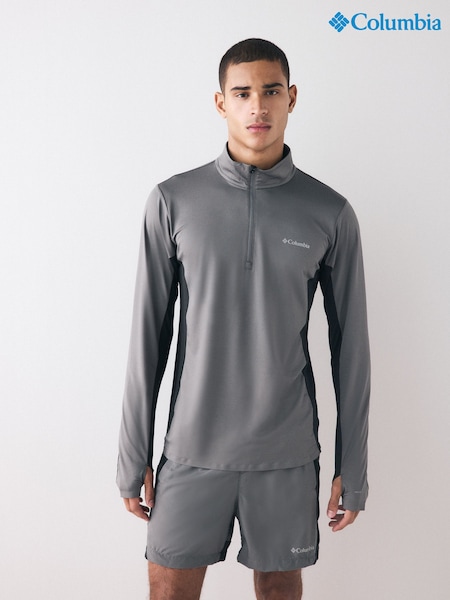 Columbia Three Pitch™ Half Zip Black Sweatshirt (AC7963) | £50