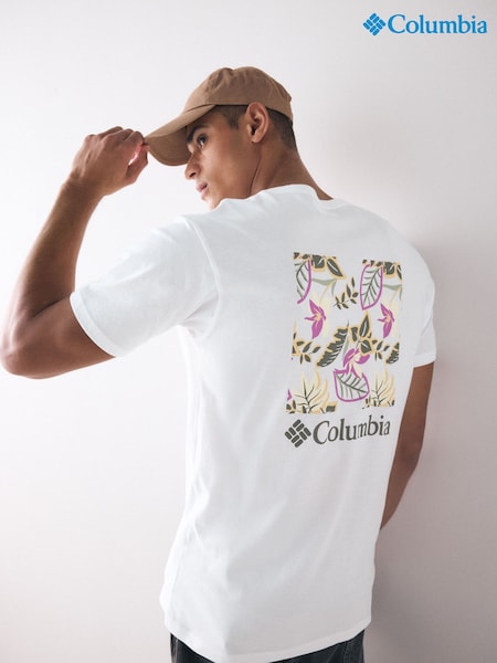 Columbia North Cascades™ Short Sleeve 100% Cotton Black T-Shirt (AC7970) | £27