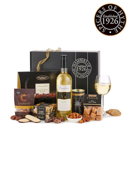 Spicers of Hythe The Celebration Hamper with White Wine (AC8057) | £45