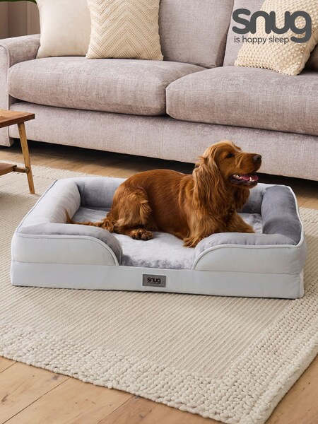 Snug Grey Orthopedic Support Pet Bed (AC8122) | £43 - £60