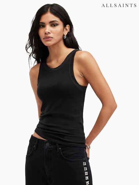 Allsaints Black Rina Tank (AC8140) | £32