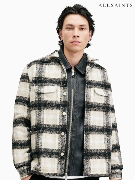 AllSaints Grey Lapse Longsleeve Shirt (AC8201) | £129