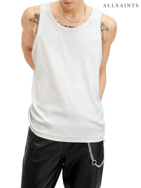 AllSaints White Edwards Vest (AC8214) | £45