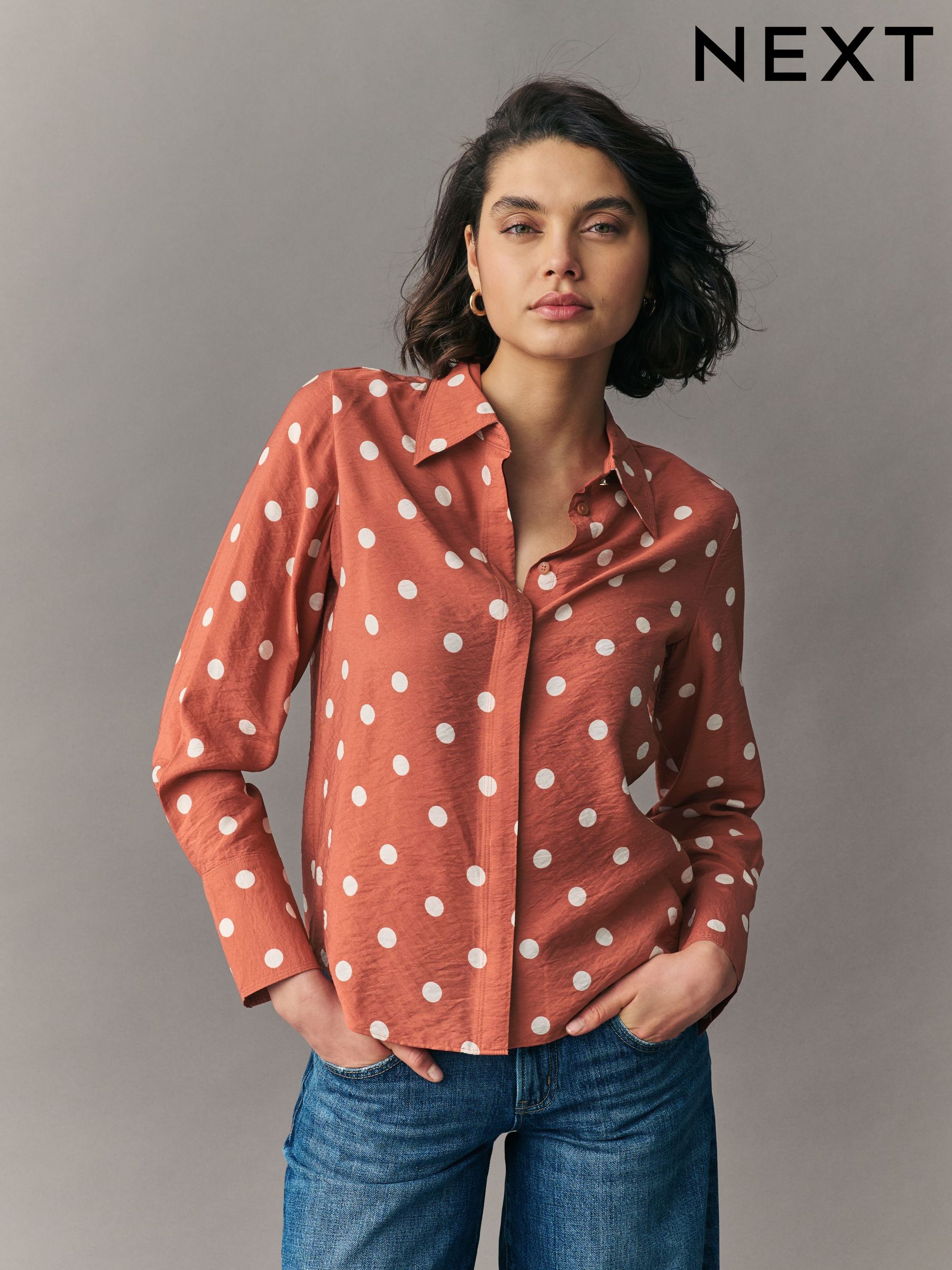next polka dot top