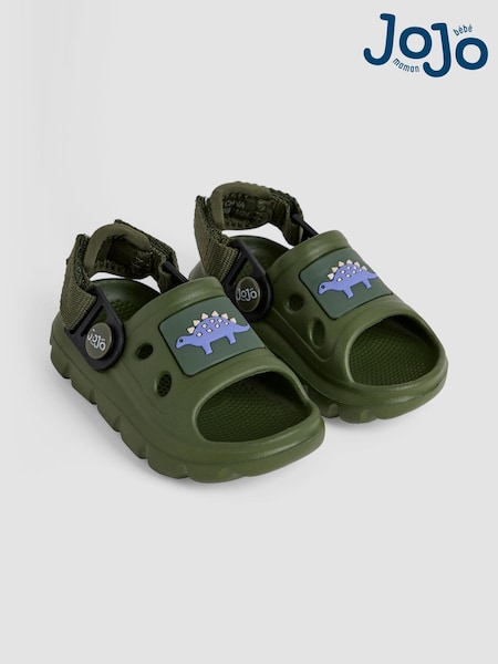 JoJo Maman Bébé Khaki Slip-On Sandals (AC8319) | £17.50 - £19.50