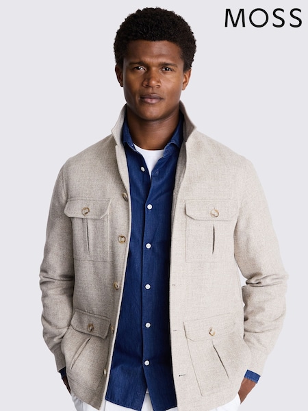 MOSS Brown Shacket (AC8372) | £100