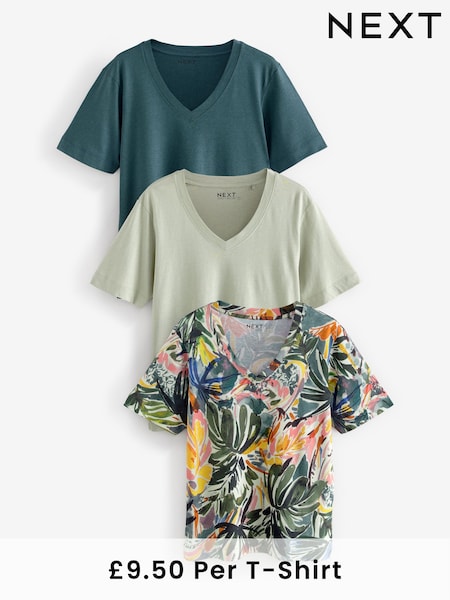 Multi Modal Slouch Short Sleeve T-Shirt 3 Pack (AC8875) | £28.50