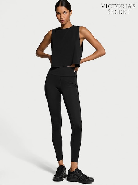 Victoria's Secret Black 7/8 Length Essential Pocket Leggings (AC8990) | £35