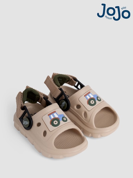 JoJo Maman Bébé Stone Slip-On Sandals (AC9040) | £17.50 - £19.50