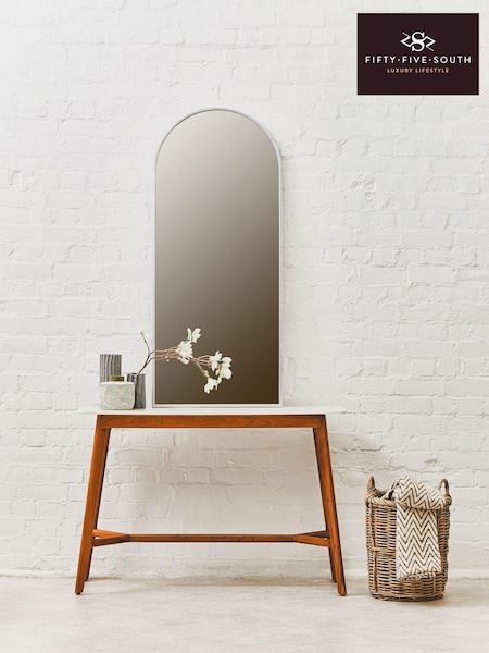 Fifty Five South White Mayan White Marble Console Table (AC9305) | £850