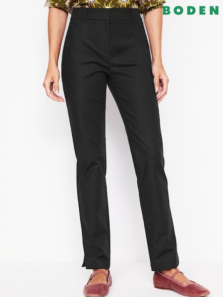 Boden Black Richmond Trousers (AC9467) | £80