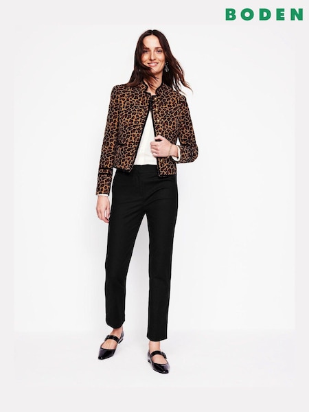 Boden Black Richmond 7/8 Trousers (AC9473) | £75