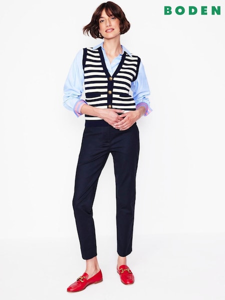 Boden Blue Richmond 7/8 Trousers (AC9474) | £75