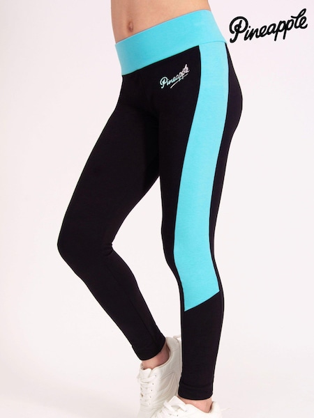 Pineapple Black Girls Panel Leggings (AC9539) | £20