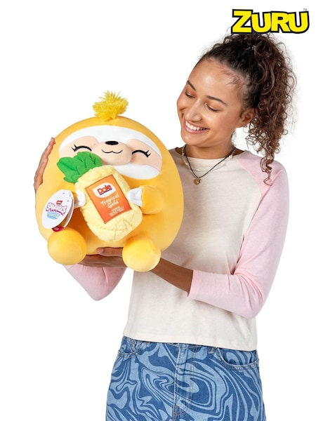 Zuru Snackles 14" Plush Sloth And Dole Pineapple (AC9617) | £21