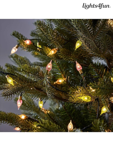 Lights4fun 150 Pastel C9 Bulb Connectable Christmas Tree Lights (AC9670) | £44.99