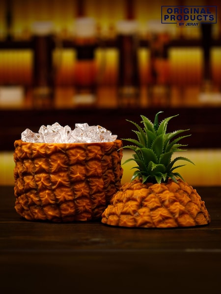 Jeray Yellow Retro Pineapple Ice Bucket (AD0074) | £35