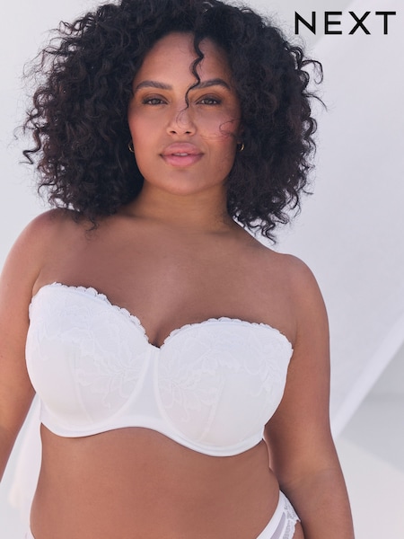 White F-K Ultimate Support Lace Multiway Bra (AD0284) | £30