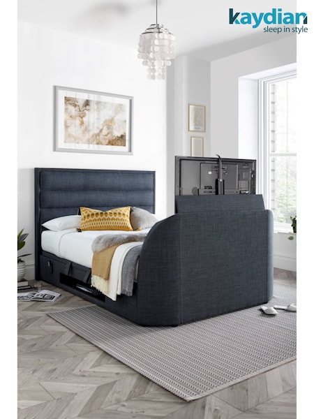 Kaydian Slate Kirkby TV Side Lift Ottoman Storage Bed (AD0610) | £1,600 - £1,800